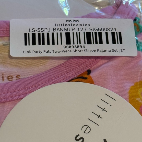 Little Sleepies party animals 3t pajamas - Picture 2 of 2